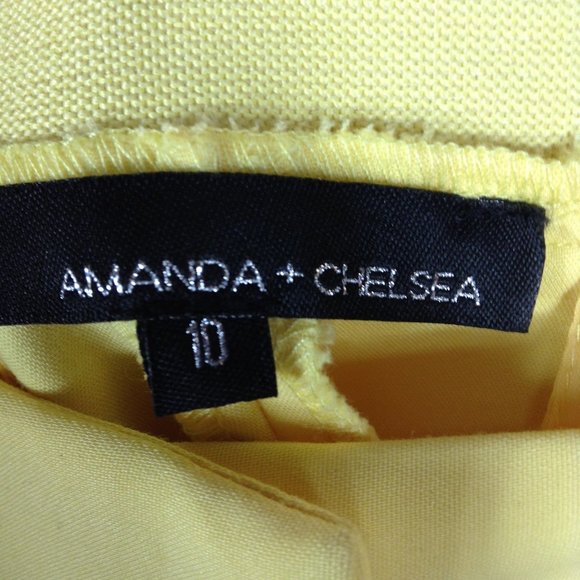 Amanda & Chelsea Capri Yellow Pants - Picture 6 of 7